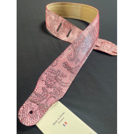 Sangle PATRICK BLESES Courroie Bandanas Rouge - Macca Musc -