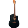 Guitare Electro-Acoustique LAG T70DCE Black Satin - Macca Music