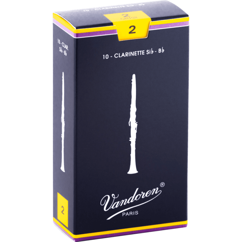 Boîte De 10 Anches Clarinette VANDOREN Traditional SIb Force 2 - Macca Music