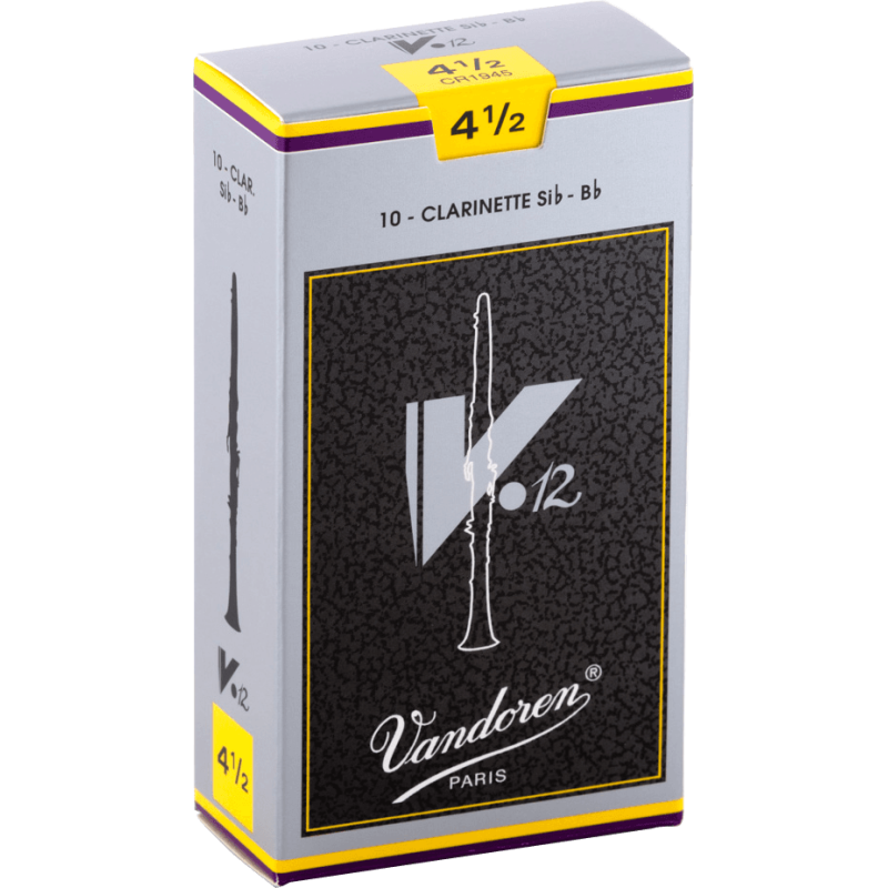 Boîte De 10 Anches VANDOREN V12 Force 4.5 Clarinette SIb - Macca Music