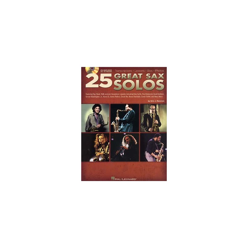Librairie Musicale 25 GREAT SAX SOLOS - Macca Music