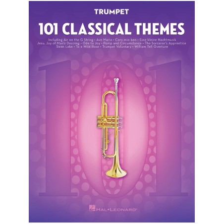Librairie Musicale 101 CLASSICAL THEMES FOR TRUMPET - Macca Music