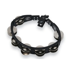 TAMBOURINS CYCLOP SUR SUPPORT CYMBALETTES ACIER, NOIR - LP160