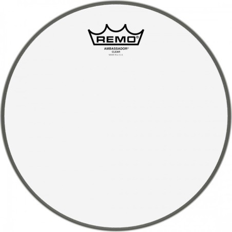 Peau REMO Ambassador Transparente 10" - Macca Music