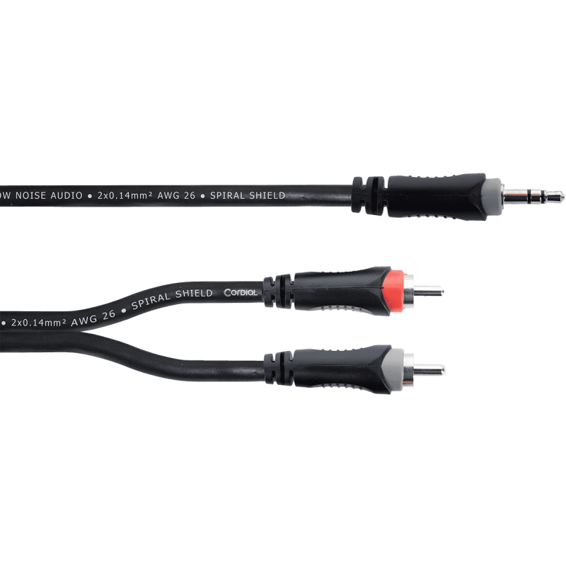 Cable Cordial RCA Mini Jack EY3WCC- Macca Music