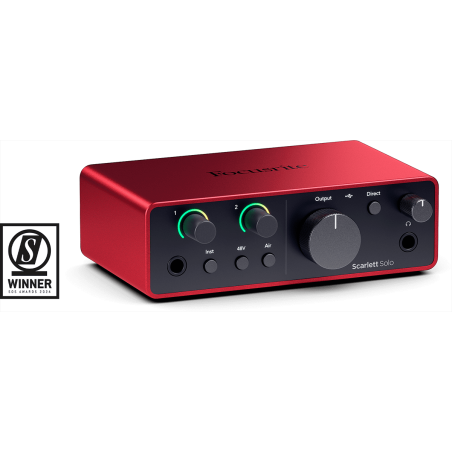 Carte Son FOCUSRITE Scarlett Solo Gen4 - Macca Music