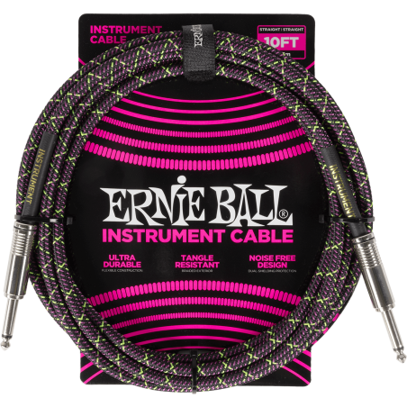Câble pour Instrument ERNIE BALL 6427 Purple Python - Macca Music