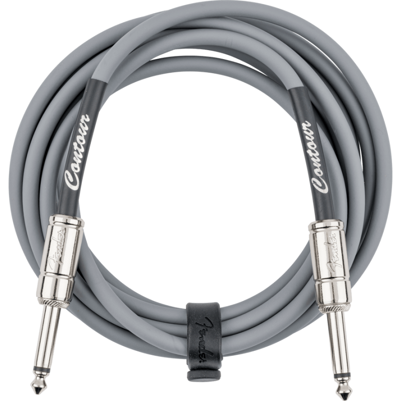 Câble Pour Instrument Jack FENDER Contour 15" Cable Silver - Macca Music
