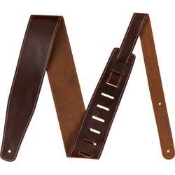 FENDER BROKEN IN LTHR STRP BRWN