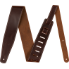 Sangle Pour Guitare Et Basse FENDER Broken In LTHR Strap BRWN - Macca Music