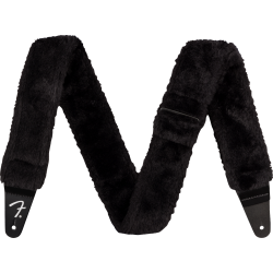 FENDER POODLE PLUSH STRAP BLK