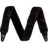 Sangle Pour Guitare Et Basse FENDER Poodle Plush Strap BLK - Macca Music