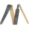 Sangle Pour Guitare Et Basse FENDER Strap GRY/TAN - Macca Music