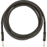 Câble Pour Guitare Et Basse FEDER PRO 10" INST CABLE GRY TWD - Macca Music
