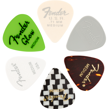 Lot De Mediators FENDER Material Medley - Macca Music