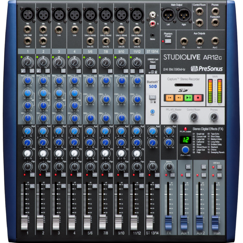 Table De Mixage PRESONUS Studiolive AR12C - Macca Music