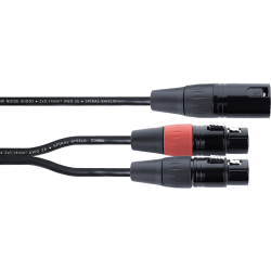 CORDIAL Y XLR MALE / XLR FEM