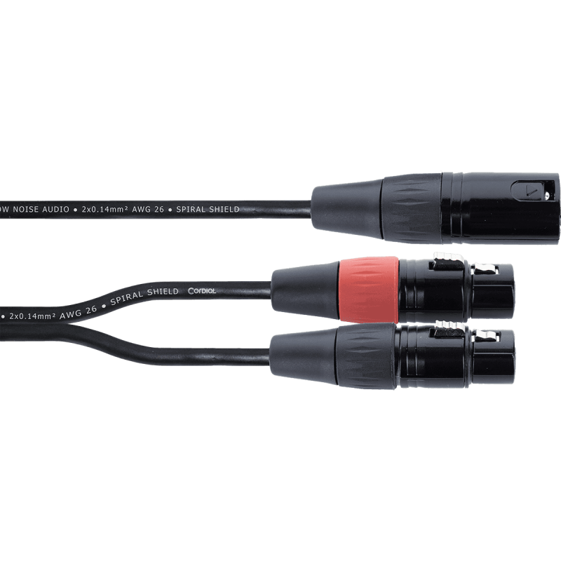Câble Y XLR CORDIAL EY0.3 MFF - Macca Music