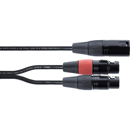 Câble Y XLR CORDIAL EY0.3 MFF - Macca Music