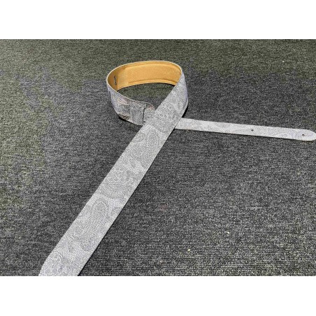 Sangle Pour Guitare Et Basse PATRICK BLESES Bandanas Bleu - Macca Music