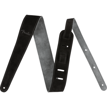 Sangle Pour Guitare Et Basse FENDER Strap BLK/GRY - Macca Music