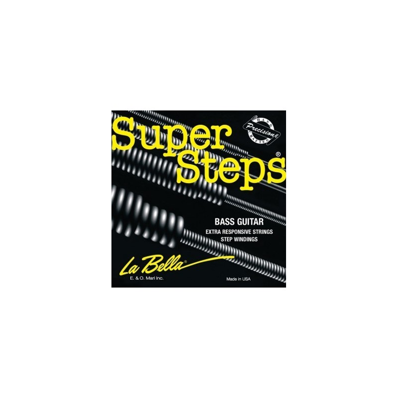 Jeu De Cordes Basse LA BELLA Super Steps 40-95 - Macca Music