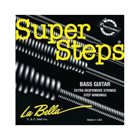 Jeu De Cordes Basse LA BELLA Super Steps 40-95 - Macca Music