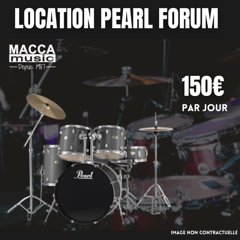 Location Batterie Complète PEARL Forum - Macca Music