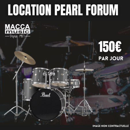 Location Batterie Complète PEARL Forum - Macca Music