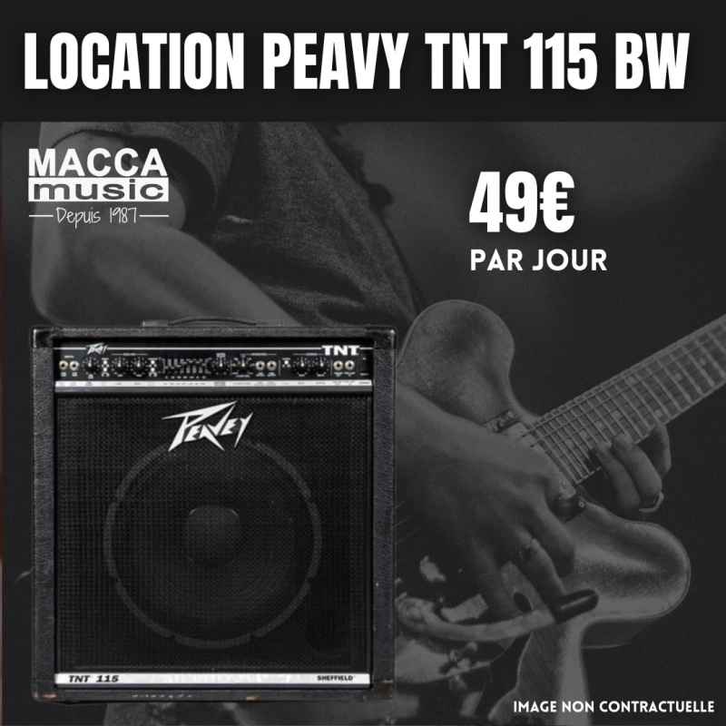 Location Ampli Guitare PEAVY TNT 115 BW - Macca Music
