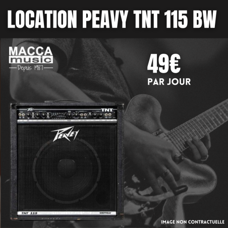 Location Ampli Guitare PEAVY TNT 115 BW - Macca Music