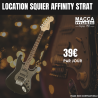Location Guitare Electrique SQUIER Affinity Strat HSS - Macca Music