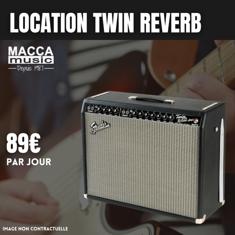 Location Ampli FENDER Twin Reverb AMP 65 - Macca Music
