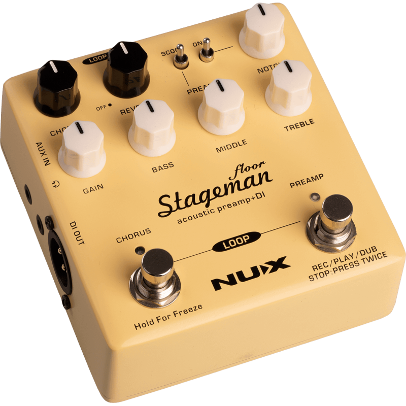 Pédales D'Effet Stageman Floor Acoustic Préamp - Macca Music