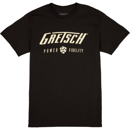 T-Shirt Gretsch Black m - Macca Music