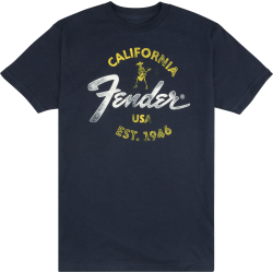 FENDER TEE SHIRT BAJA BLUE M