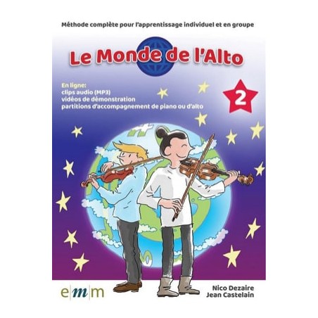Librairie Musicale LE MONDE DE L ALTO VOL 2 - Macca Music