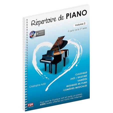 Librairie Musicale REPERTOIRE DE PIANO VOL 2  - Macca Music