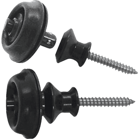 Straplok DUNLOP SLS1033BK - Macca Music