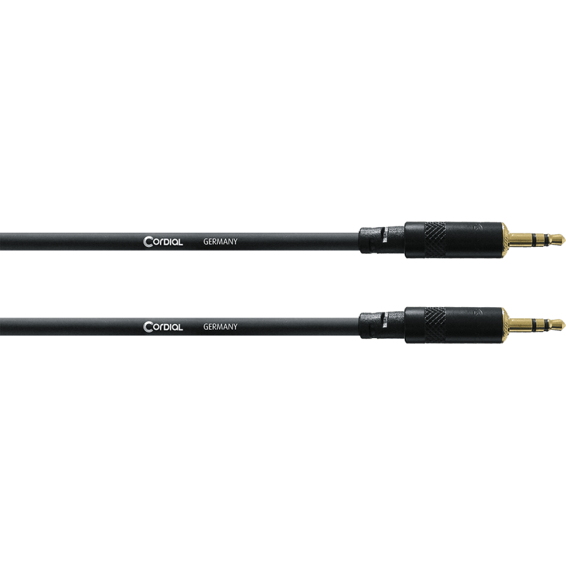 Câble Mini Jack CORDIAL CFS1.5WW - Macca Music