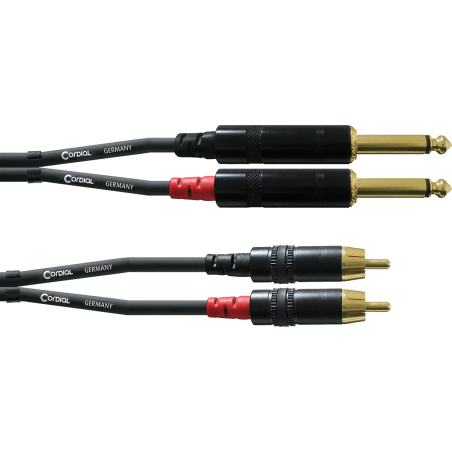 Câble RCA - JACK Mono CORDIAL CFU3PC - Macca Music