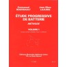 Librairie Musicale ETUDE PROGRESSIVE DE BATTERIE VOL1 - Macca Music