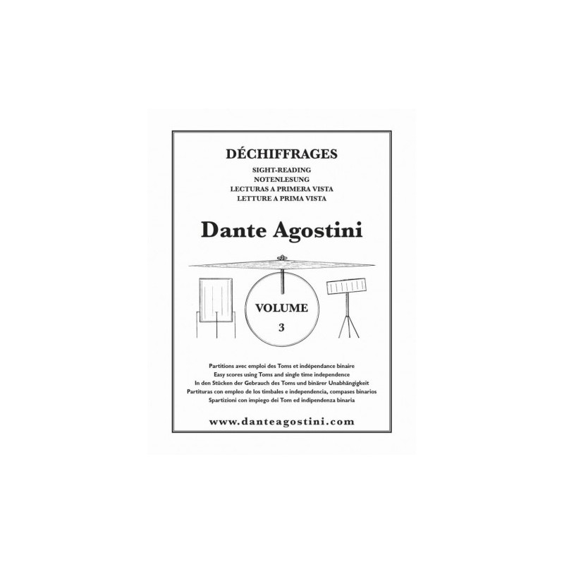 Librairie Musicale DANTE AGOSTINI PREPARATION AU DECHIFFRAGE VOL3 - Macca Music