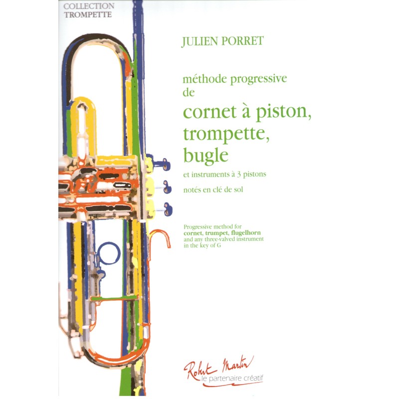 Librairie Musicale METHODE PROGRESQSIVE DE CORNET A PISTON TROMPETTE BUGLE - Macca Music