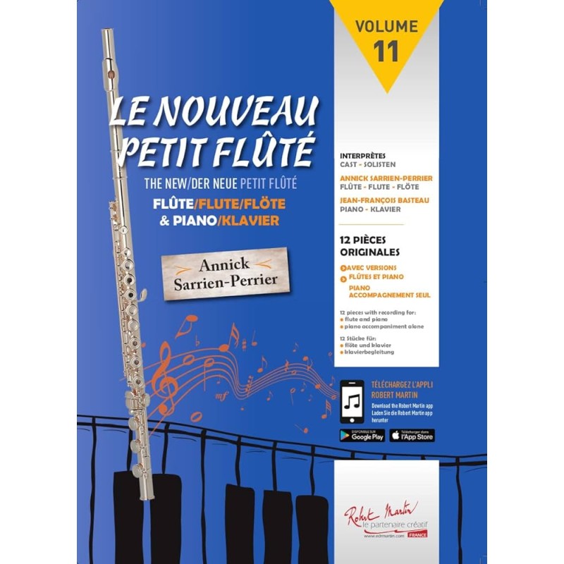 Librairie Musicale LE NOUVEAU PETIT FLUTE VOL 11 - Macca Music