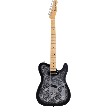 Guitare Electrique FENDER Telecaster MIJ MN Black Paisley - Macca Music