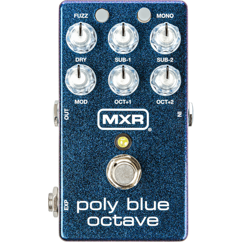 Pédale d'effet pour guitare MXR Poly Blue Octave - Macca Music