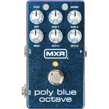 Pédale d'effet pour guitare MXR Poly Blue Octave - Macca Music