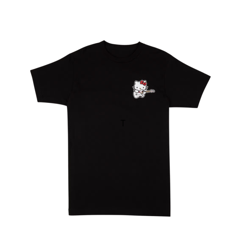 T-Shirt FENDER Hello Kitty Shirt KIT BLK L - Macca Music