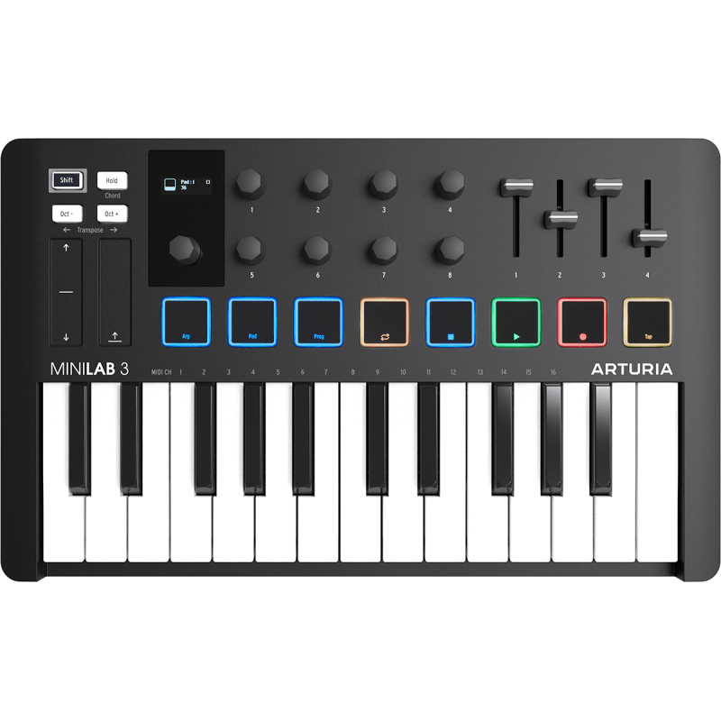 Clavier Maitre ARTURIA Minilab3-BK - Macca Music